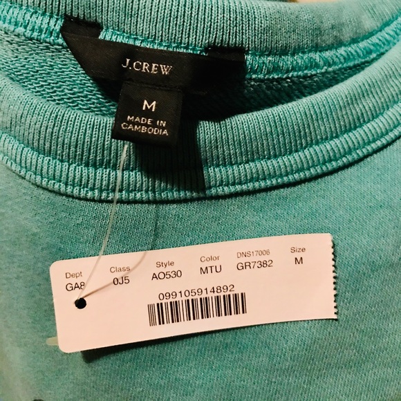 J Crew Ocean Pearl sweatshirt - Picture 3 of 3